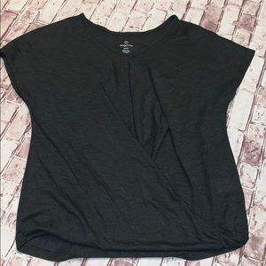 Tangerine gray athletic top small